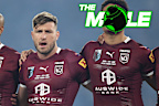 Queensland stars Felise Kaufusi (left) and Jai Arrow line up for the national anthem.
