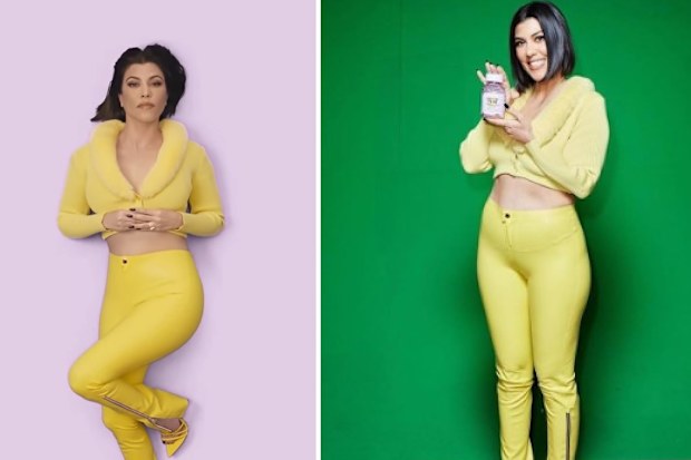 Kourtney Kardashian in latest Lemme campaign.