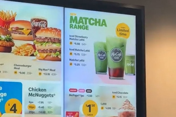 McCafe Matcha range 