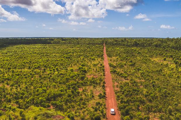 Red dirt roads in East Arnhem Land