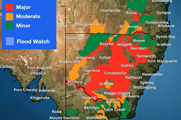 The flood warnings current down the east of Australia as of midday, November 4.