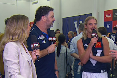 Bailey Smith speaks post match.