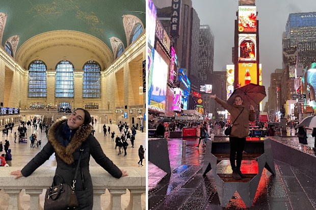 Nikolina Kharoufeh NYC trip. 