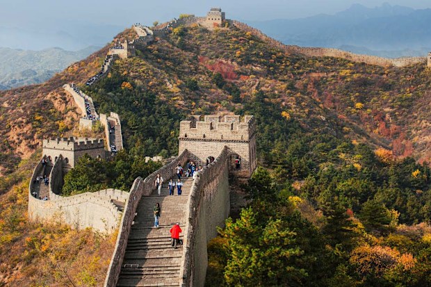 Great Wall of China at Jinshanling near Beijing, China. UNESCO World Heritage Site.