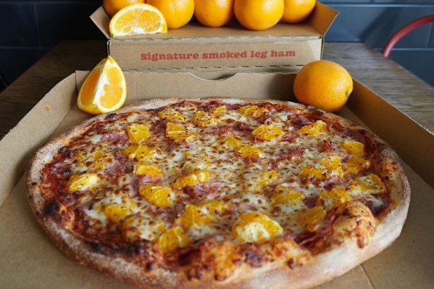 Bubba Pizza orange pizza