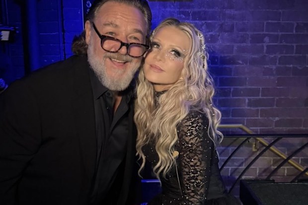 Danielle Spencer and Russell Crowe