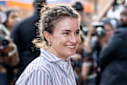 NEW YORK, NEW YORK - SEPTEMBER 15: Head of Editorial Content, American Vogue Chloe Malle is seen arriving at Tory Burch fashion show during New York Fashion Week on September 15, 2025 in New York City. (Photo by Gilbert Carrasquillo/GC Images)