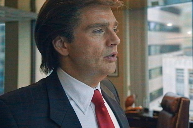 Sebastian Stan as Donald Trump in The Apprentice