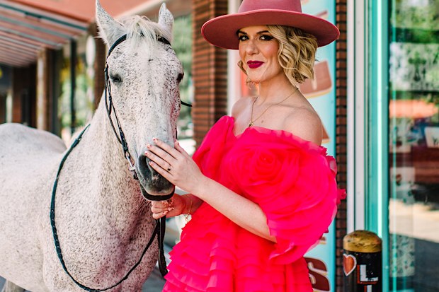 Sarah Swain got married in Las Vegas.