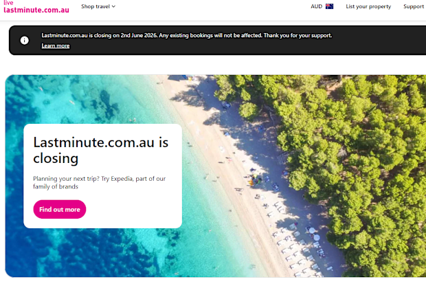 lastminute.com.au closing