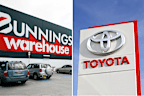 Bunnings warehouse and toyota two way spit