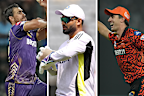 Mitchell Starc, Rishabh Pant and Pat Cummins. 