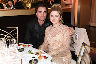 George Byrne and Rose McIver