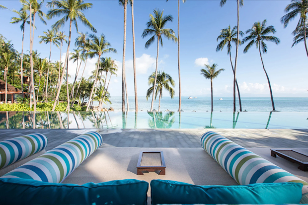 Much of season three of "The White Lotus" was filmed at the Four Seasons Koh Samui in Thailand. 