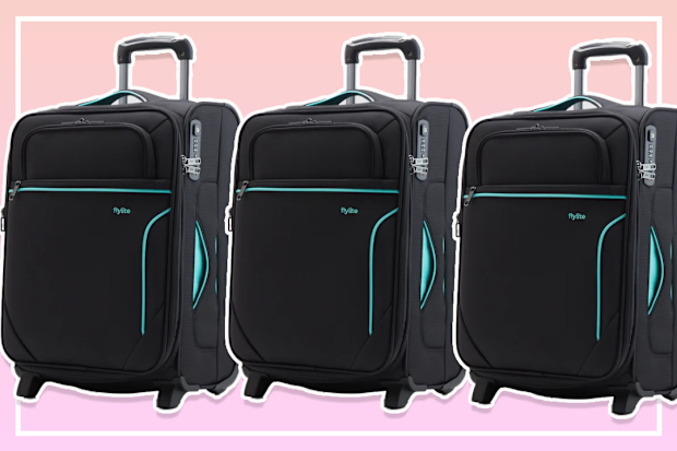 9PR carry-on suitcases with pockets