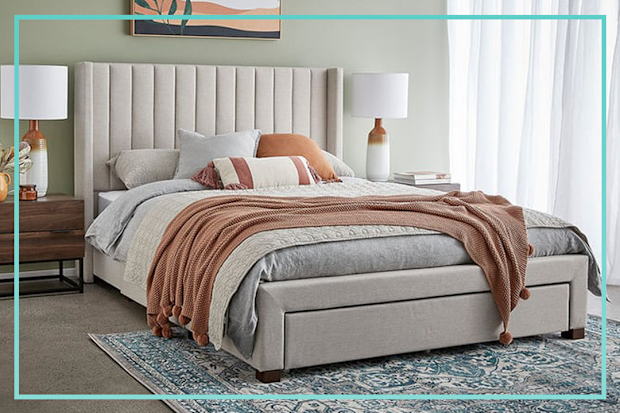 9PR: Fantastic Furniture Divina Queen Storage Bed