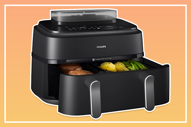 9PR: Philips 5000 series dual basket with airsteam airfryer 