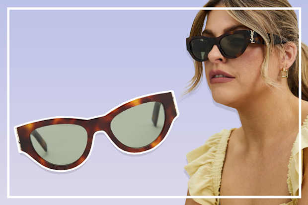9PR: Saint Laurent SLM94003 sunglasses in havana 