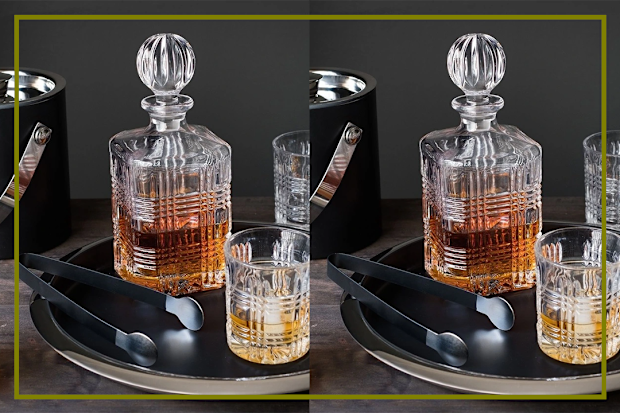 9PR: Salt&Pepper Bond Whisky Decanter Set, 5 Piece