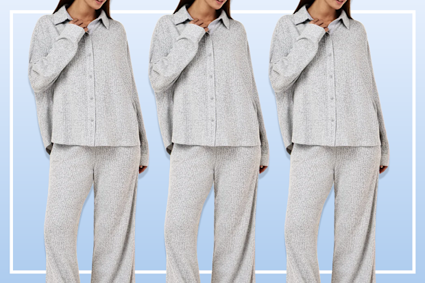 9PR Papinelle Super Soft Waffle Full-Length PJ Set
