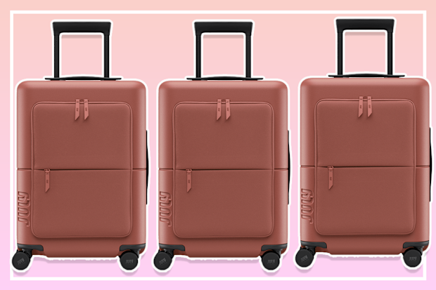 9PR carry-on suitcases with pockets