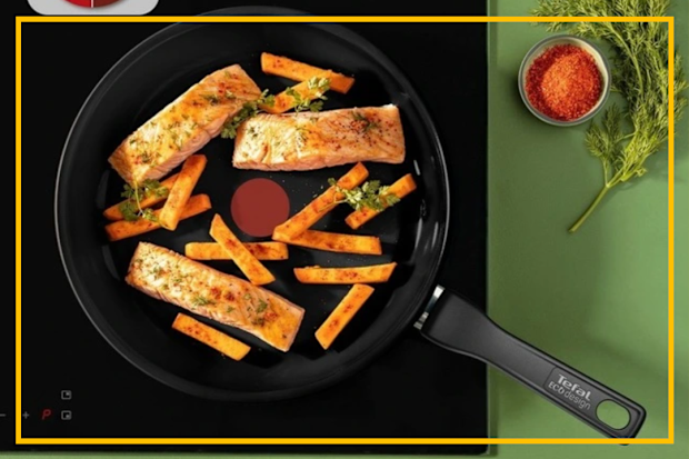 9PR: Tefal Renew Black Induction Ceramic Frypan, 24cm