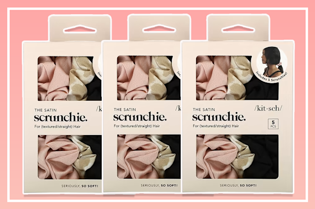 9PR Satin scrunchie
