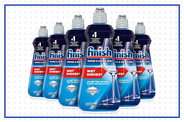 9PR: Finish Dishwashing Rinse Aid Regular Liquid 500mL 6 Pack