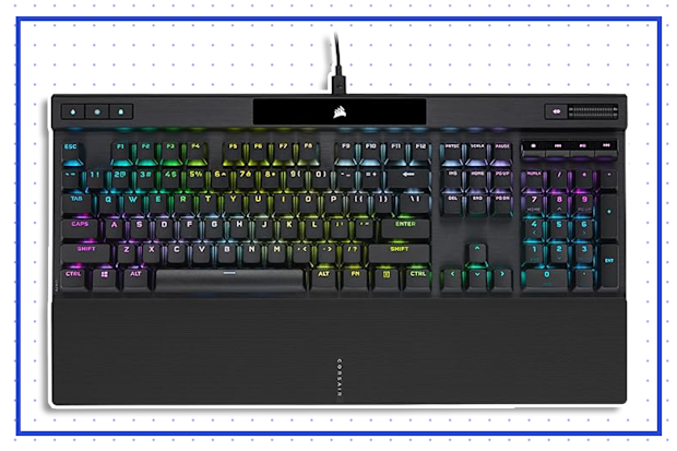 CORSAIR K70 RGB PRO Wired Mechanical Gaming Keyboard (CHERRY MX RGB Brown Switches: Tactile and Non-Clicky, 8,000Hz Hyper-Polling, PBT DOUBLE-SHOT PRO Keycaps, Soft-Touch Palm Rest) QWERTY, NA - Black