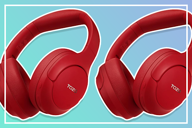 9PR: TOZO HT2 Hybrid Active Noise Cancelling Wireless Headphones, 60H Playtime Lossless Audio Over Ear Bluetooth Headphone