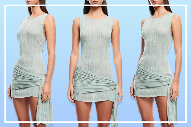 9PR: Lioness Soleil Mini Dress Matcha