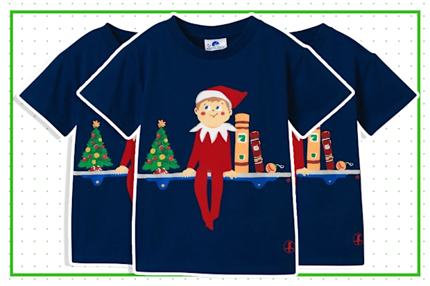 9PR: Myer Elf on the shelf tshirt