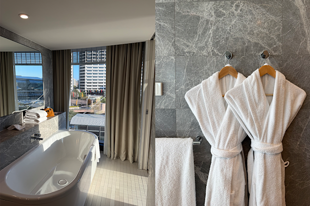 Hyatt Regency Sydney staycation abthroom