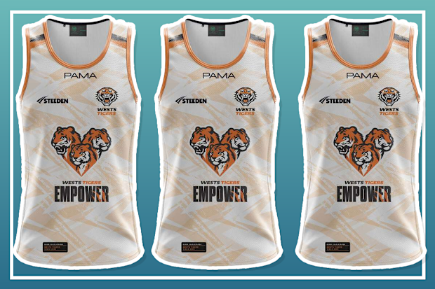 9PR: Wests Tigers 2025 Mens Training Singlet