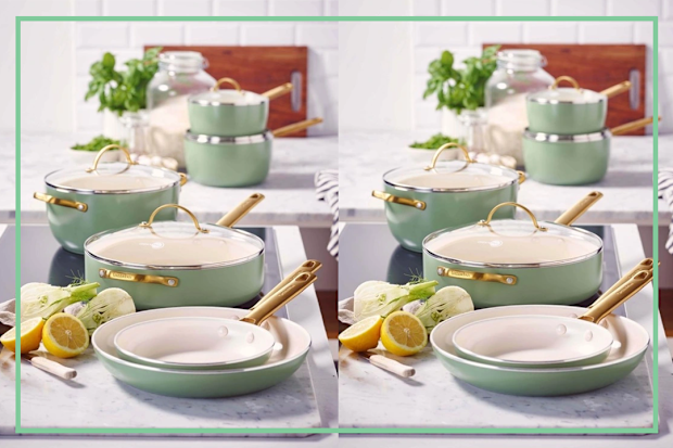 9PR: Greenpan
Padova Stock Pot with Lid 24cm in Blush