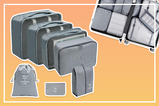 9PR: Pack like pro packing cubes grey amazon