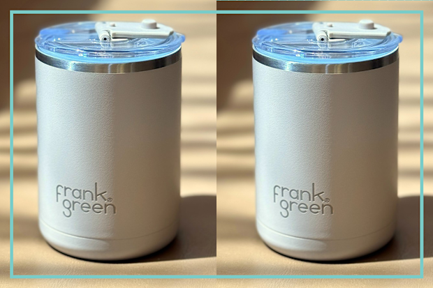 9PR: Frank Green Ceramic Coffee Cup with Hinged Lid
