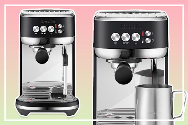 9PR: Breville the Bambino Plus Espresso Machine, Black Truffle, BES500BTR