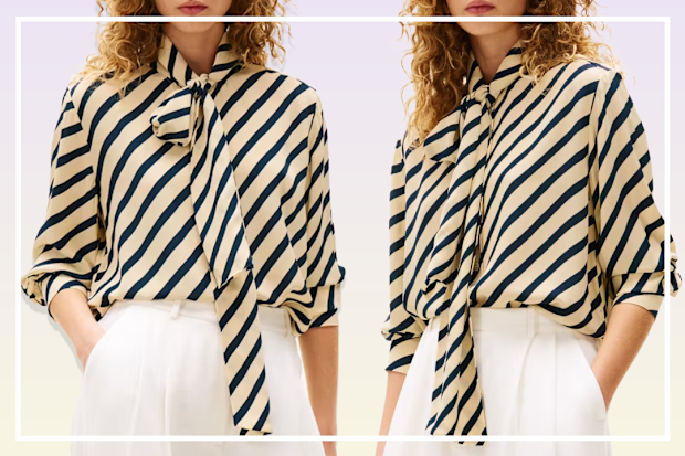 9PR: Sofia Richie Grainge Tommy Hilfiger collab blouse 