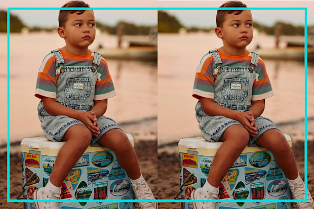9PR: Goldie + Ace Burton Vintage Washed Denim Overalls