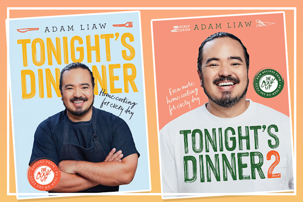 9PR: Tonight's Dinner and Tonight's Dinner 2, by Adam Liaw cookbook covers