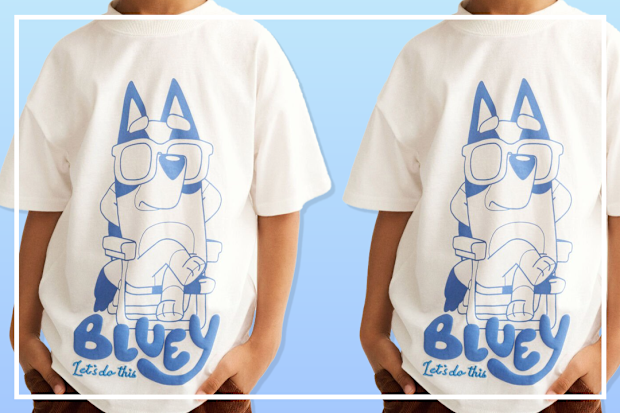 9PR: Cotton On Kids Bluey Drop Shoulder Short Sleeve Tee