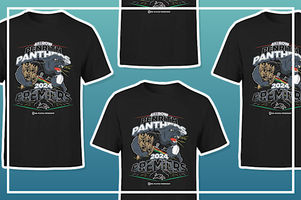 9PR: Penrith Panthers Kids 2024 Premiers Tee