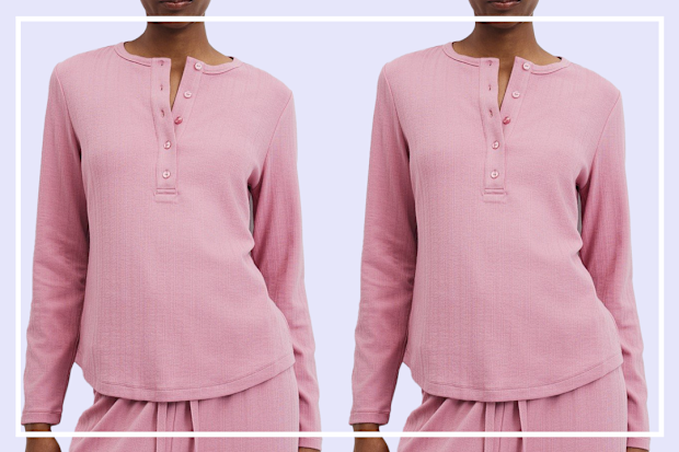 9PR: Country Road Henley Pyjama Top