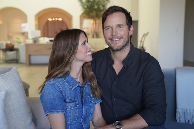 Chris Pratt with his with Katherine Schwarzenegger