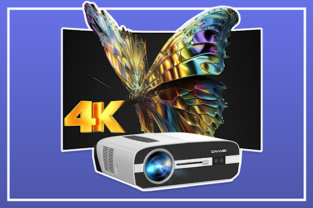 9PR: CWEUG 4K Projector 1700 ANSI Voice Assistant Home Theater