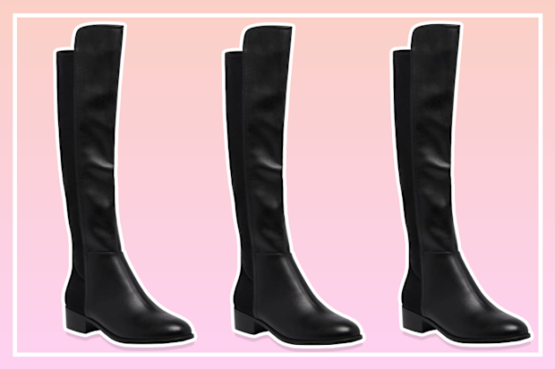 9PR: Nine west Nayli Knee High Boots in Black