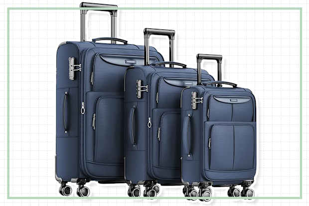 9PR: Showkoo Sets 3 Piece Softside Expandable Luggage