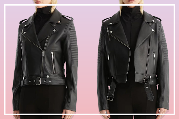9PR: ENA PELLY Classic Leather Biker Jacket 2.0