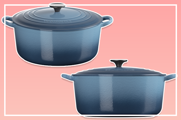 9PR Blue casserole Le Creuset dish 